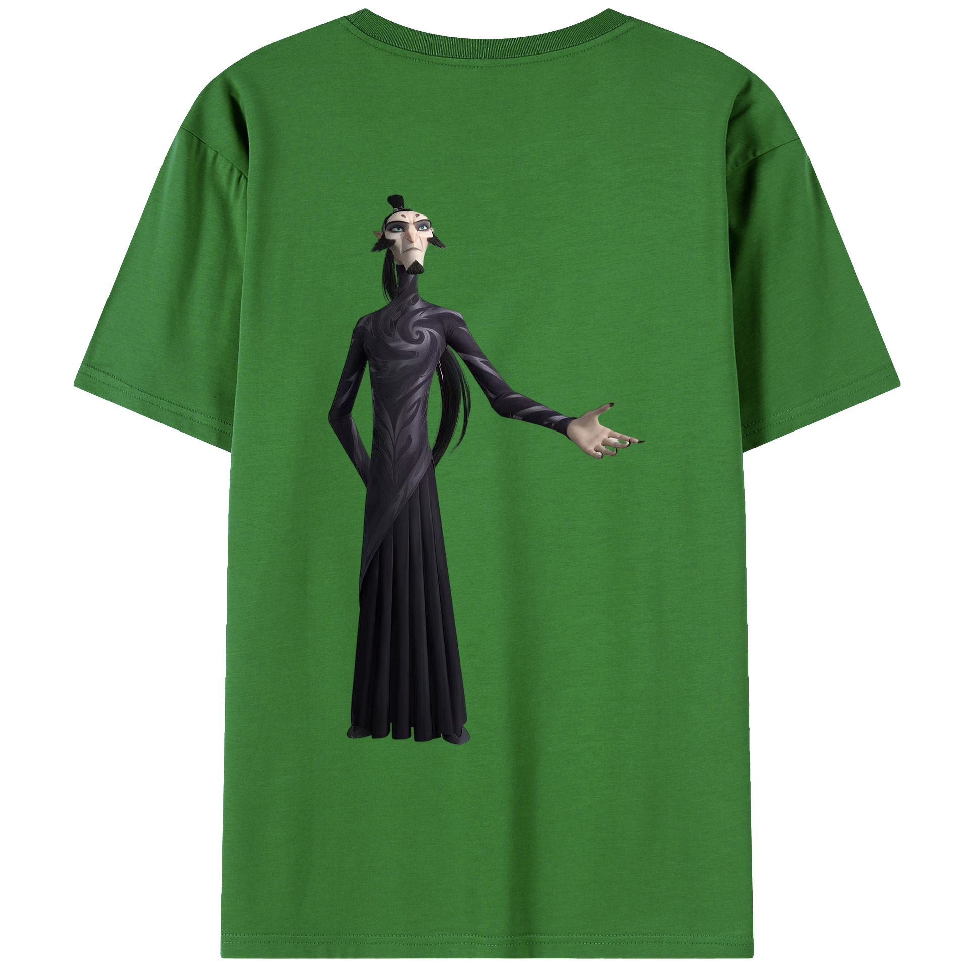 （画像用） Ne Zha 2 ナタ 魔童の大暴れ レディース半袖Tシャツ(バックプリント)